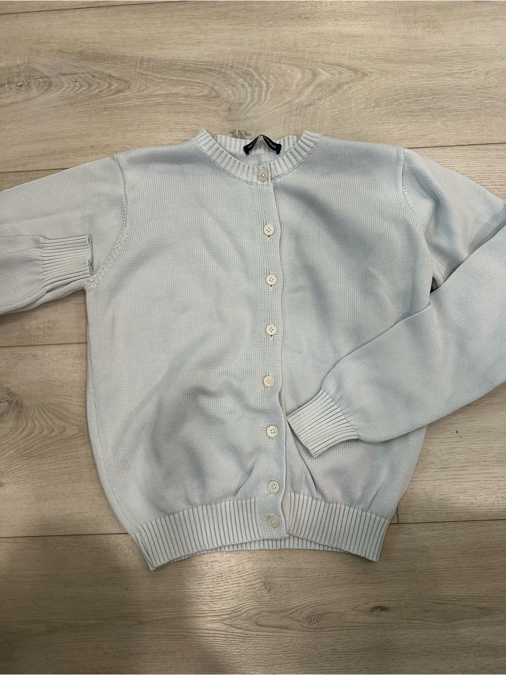 Brandy Melville Light Blue Button Front Knit Cardigan Sweater